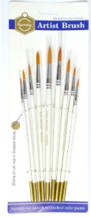 Juego de pinceles punta redonda Artist BRUSH 12 unidades