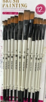 Pinceles Brush Painting Plano12pcs