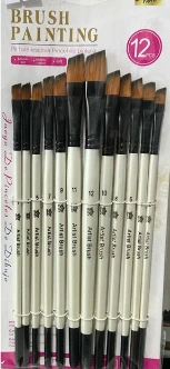 Pinceles Brush Painting Bicelados 12 pcs