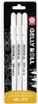 Bolígrafo Sakura Gelly Roll Opaque White - Juego de 3 (0.5 - 0.8 - 0.10)